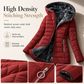 Hot Sale 50% OFF💖Women's Mid-Length Fleece Lined Hooded Coat