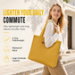 👜 Big Capacity, Surprisingly Lightweight | Women's Everyday Nylon Tote Bag