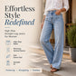 👖 Front Seam Detail, Flattering Wide-Leg Fit | Women's Jeans