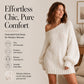 🧶 Off-Shoulder Elegance, Cozy Knit Style | Women's Sweater Dress