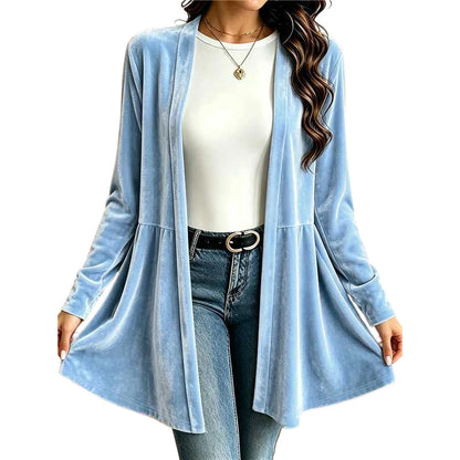 🎀 Women's Velvet Open Front Cardigan✨𝘉𝘶𝘺 𝘢𝘯𝘺 2 𝘢𝘯𝘥 𝘨𝘦𝘵 𝘢𝘯 𝘦𝘹𝘵𝘳𝘢 8% 𝘥𝘪𝘴𝘤𝘰𝘶𝘯𝘵
