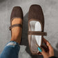 Comfortable PU Suede-Look Ballet Flats with Strap✨𝘉𝘶𝘺 𝘢𝘯𝘺 2 𝘢𝘯𝘥 𝘨𝘦𝘵 𝘢𝘯 𝘦𝘹𝘵𝘳𝘢 8% 𝘥𝘪𝘴𝘤𝘰𝘶𝘯𝘵