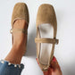 Comfortable PU Suede-Look Ballet Flats with Strap✨𝘉𝘶𝘺 𝘢𝘯𝘺 2 𝘢𝘯𝘥 𝘨𝘦𝘵 𝘢𝘯 𝘦𝘹𝘵𝘳𝘢 8% 𝘥𝘪𝘴𝘤𝘰𝘶𝘯𝘵