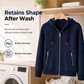 🔐 Secure Zip Pockets, Easy Full-Zip Style | Women's Hooded Knit Jacket ⚡ Free Shipping