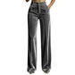 ✨ Effortless Polish | Women’s High-Waist Drapey Wide-Leg Pants with Side Pockets