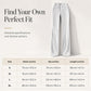 ✨ Effortless Polish | Women’s High-Waist Drapey Wide-Leg Pants with Side Pockets