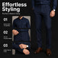 Hot Sale 50% OFF🔥Men Two Piece Polyester Shirt Pants Set