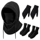 Balaclava Hood with Touchscreen Gloves & Socks Set