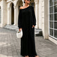 🌸Hot Sale 50% OFF💖Women's Off-Shoulder Long Sleeve Maxi Dress