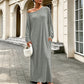 🌸Hot Sale 50% OFF💖Women's Off-Shoulder Long Sleeve Maxi Dress