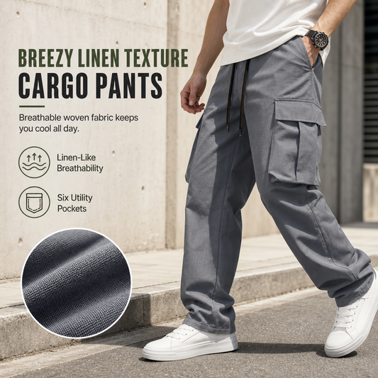 Hot Sale 50% OFF💖Men's Summer Casual Cargo Pants with Drawstring