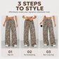 Hot Sale 50% OFF💖Women's Fashion Leopard Print Straight-Leg Wide Pants