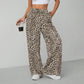 Hot Sale 50% OFF💖Women's Fashion Leopard Print Straight-Leg Wide Pants
