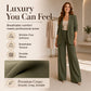 Hot Sale 50% OFF💖Women's Shawl Collar Blazer & Wide-Leg Pants Set
