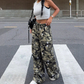 Hot Sale 50% OFF💖Women's Baggy Camo Pants with Drawstring Waist