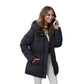 🌸Hot Sale 50% OFF✨  Women's Hooded Mid-Length Puffer Coat