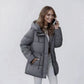 🌸Hot Sale 50% OFF✨  Women's Hooded Mid-Length Puffer Coat