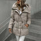 🌸Hot Sale 50% OFF✨  Women's Hooded Mid-Length Puffer Coat
