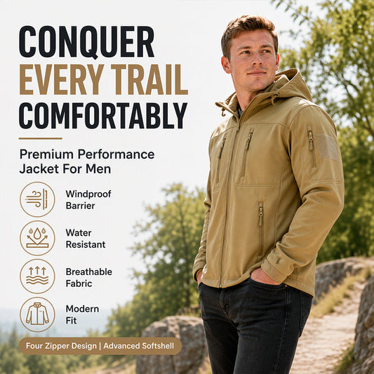 Hot Sale 50% OFF🔥Men's Windproof Softshell Thermal Jacket