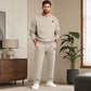 Hot Sale 50% OFF🔥Men's Jacquard Letter Sweatshirt & Drawstring Pants Set
