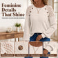 Women's Casual Ribbed Knit Long Sleeve Top✨𝘉𝘶𝘺 𝘢𝘯𝘺 2 𝘢𝘯𝘥 𝘨𝘦𝘵 𝘢𝘯 𝘦𝘹𝘵𝘳𝘢 8% 𝘥𝘪𝘴𝘤𝘰𝘶𝘯𝘵