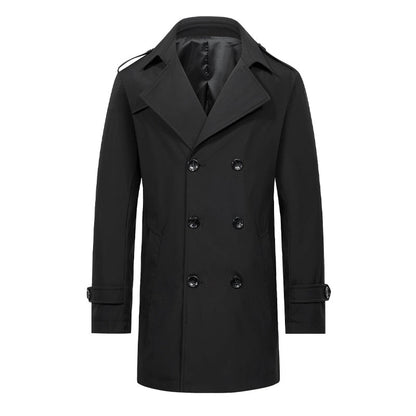 Hot Sale 50% OFF🔥Men's Classic Double-Breasted Trench Coat