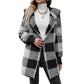 ✨ Cozy Plaid Character | Women’s Oversized Plaid Hooded Plush Cardigan