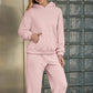 🔥Hot Sale-50% OFF🌸Women’s Plush Hooded Sweatshirt & Pants 2-Piece Set