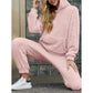 🔥Hot Sale-50% OFF🌸Women’s Plush Hooded Sweatshirt & Pants 2-Piece Set
