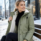 🧥 Polished Everyday Coverage | Women’s Hooded Longline Parka Coat