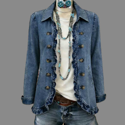 Hot Sale 50% OFF💖Women's Effortless Button Down Denim Shacket