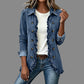 Hot Sale 50% OFF💖Women's Effortless Button Down Denim Shacket