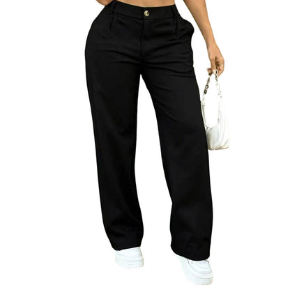 🌸Hot Sale 50% OFF💖Women's High-Waist Straight-Leg Dress Pants