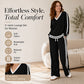 Hot Sale 50% OFF💖Women's V-Neck Pullover & Wide-Leg Pants Set