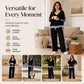 Hot Sale 50% OFF💖Women's V-Neck Pullover & Wide-Leg Pants Set