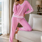 Hot Sale 50% OFF💖Women's V-Neck Pullover & Wide-Leg Pants Set