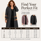 ✨ Effortless Layering | Women’s Ribbed Knit Long-Line Cardigan
