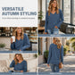 Hot Sale 50% OFF💖Women's V-Neck Loose Long Sleeve Top
