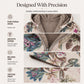 🍂Autumn Hot Sale 59% OFF🔥Women's Vintage Leaf Print Hooded Coat