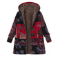 🍂Autumn Hot Sale 59% OFF🔥Women's Vintage Leaf Print Hooded Coat