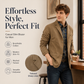 Men's Notch Lapel Slim-Fit Jacket