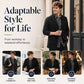 Men's Notch Lapel Slim-Fit Jacket