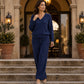 Hot Sale 50% OFF💖Women's Knit V-Neck Sweater & Wide-Leg Pants Set