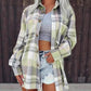 🌸Hot Sale 50% OFF💖Women's Plaid Mid-Length Shirt Jacket