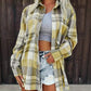 🌸Hot Sale 50% OFF💖Women's Plaid Mid-Length Shirt Jacket