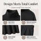 💞 Two Pieces, Effortlessly Elegant | Women's Turtleneck Top & Maxi Skirt Set