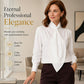 ✨ Refined Everyday Polish | Women’s Tie-Neck Long-Sleeve Blouse