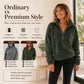 🌸Hot Sale 50% OFF💖Women's Warm Cozy Half Zip Sweatshirt