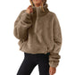 🌸Hot Sale 50% OFF💖Women's Warm Cozy Half Zip Sweatshirt