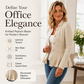 🔥 Today’s Special Offer – Elegant gathered peplum blazer for women ✨ feminine silhouette, peplum cut, elegant